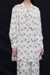 Mutedance 25 Spring/Summer Silk Bouquet Top Jacket MD-MD25SS126-HOARY MD25SS125
